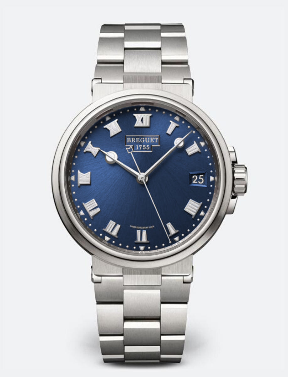 Breguet Marine 5517 Titanium Men's Watch - Premium Luxury Product