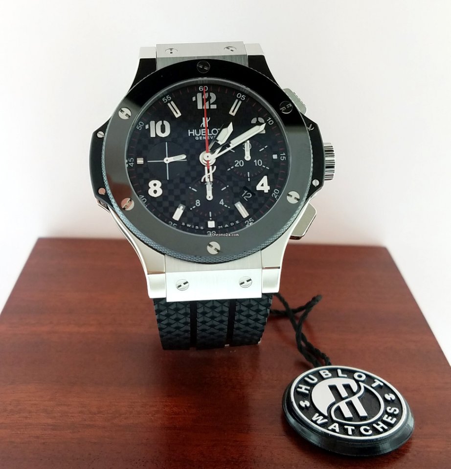 Hublot Big Bang Stainless Steel Carbon Rubber Chronograph Automatic Men’s Watch