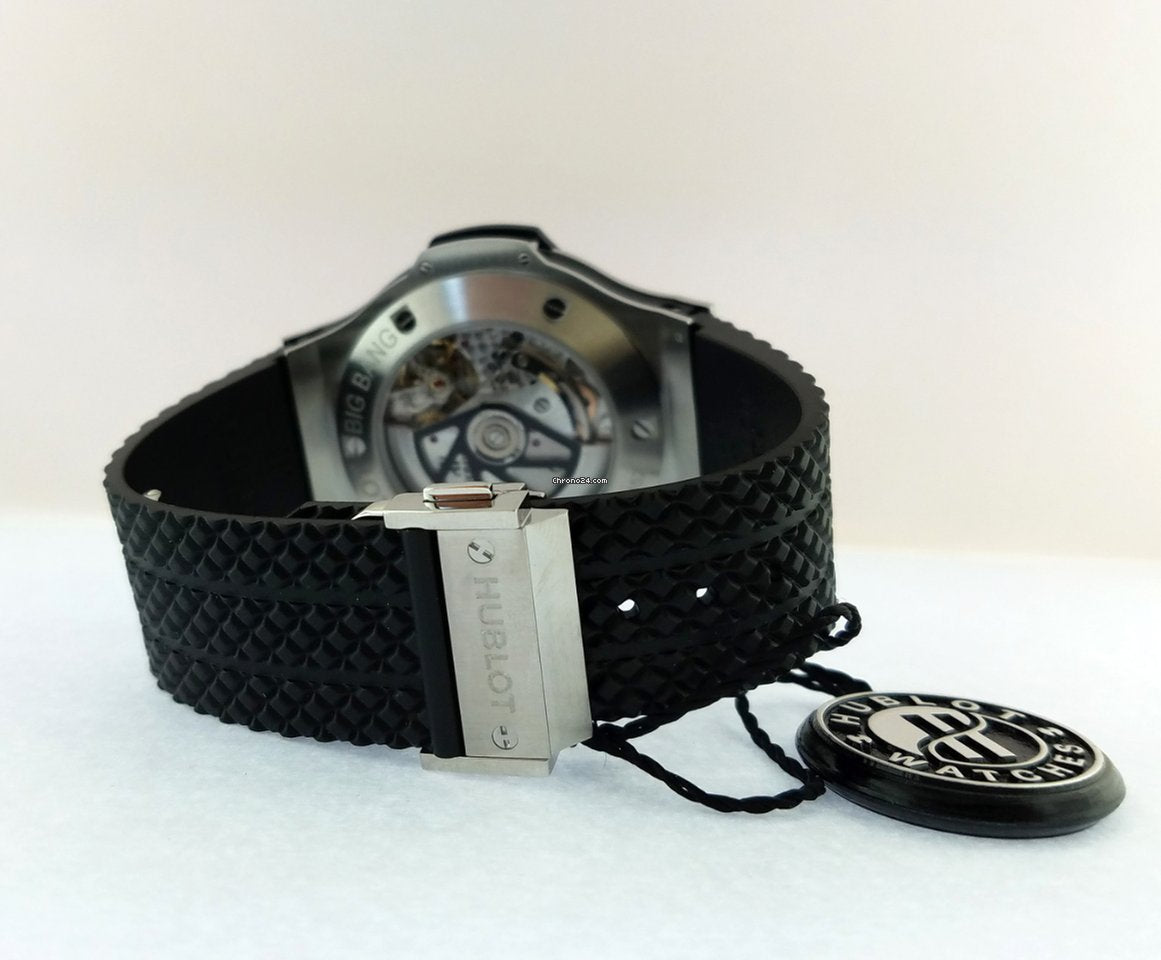 Hublot Big Bang Stainless Steel Carbon Rubber Chronograph Automatic Men’s Watch