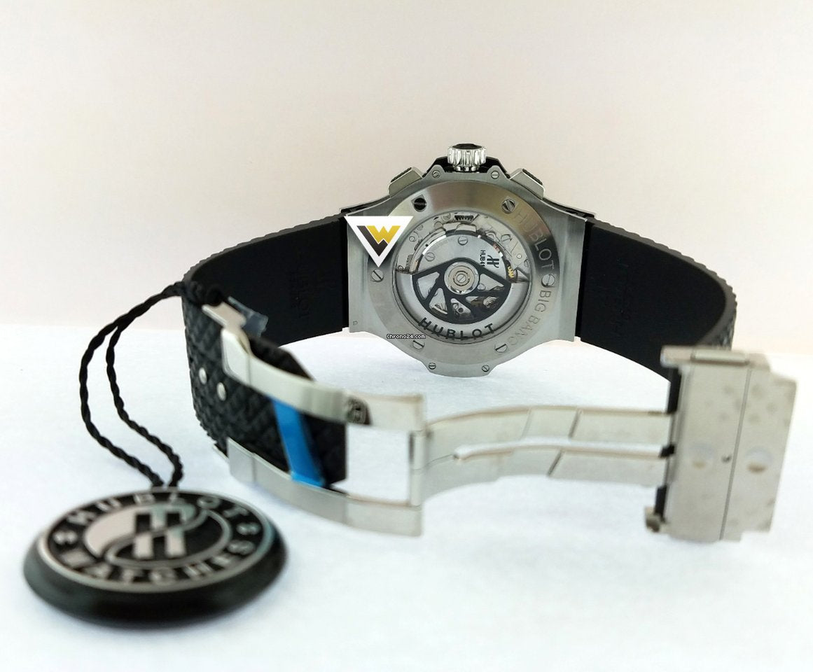 Hublot Big Bang Stainless Steel Carbon Rubber Chronograph Automatic Men’s Watch