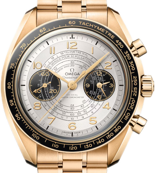 Omega Speedmaster Two Counters Chronograph 18K Moonshine™ Gold Men's Watch