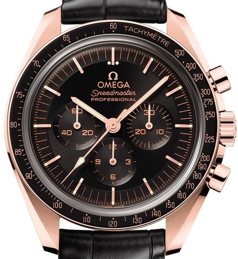 Omega Speedmaster Moonwatch Professional Chronograph 18K Sedna™ Gold & Ceramic Men's Watch