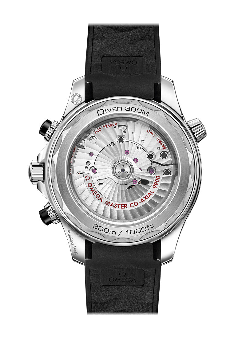 Omega Seamaster Diver Chronograph Stainless steel & Black Ceramic Men's Watch - Premium Luxury Product