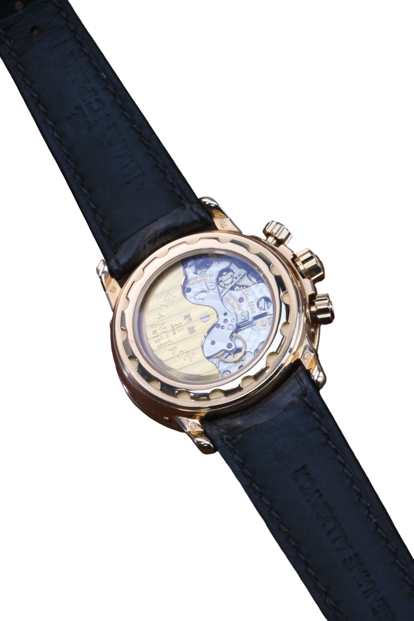 Blancpain Leman Chronograph Perpetual Calendar 18K Yellow Gold Men's Watch - Premium Luxury Product