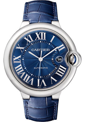Cartier Ballon Bleu 42mm Stainless steel Men's Watch - Premium Luxury Product