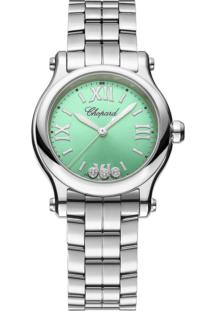 Chopard Happy Sport Stainless steel & Diamonds Lady's Watch - Premium Luxury Product
