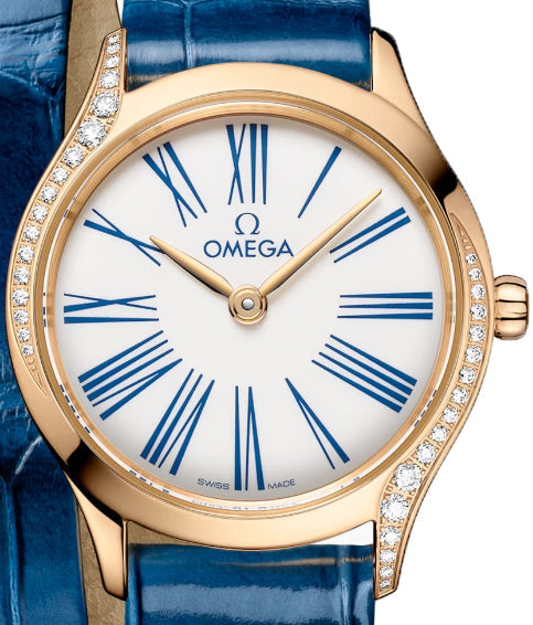 Omega De ville Mini Trésor 18K Moonshine™ Gold & Diamonds Lady's Watch