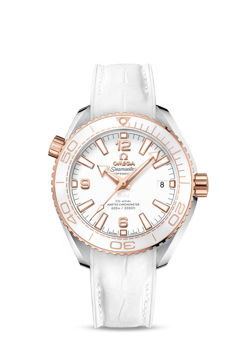 Omega Seamaster Planet Ocean Co?Axial Master Chronometer 18K Sedna™ gold Lady's Watch - Premium Luxury Product