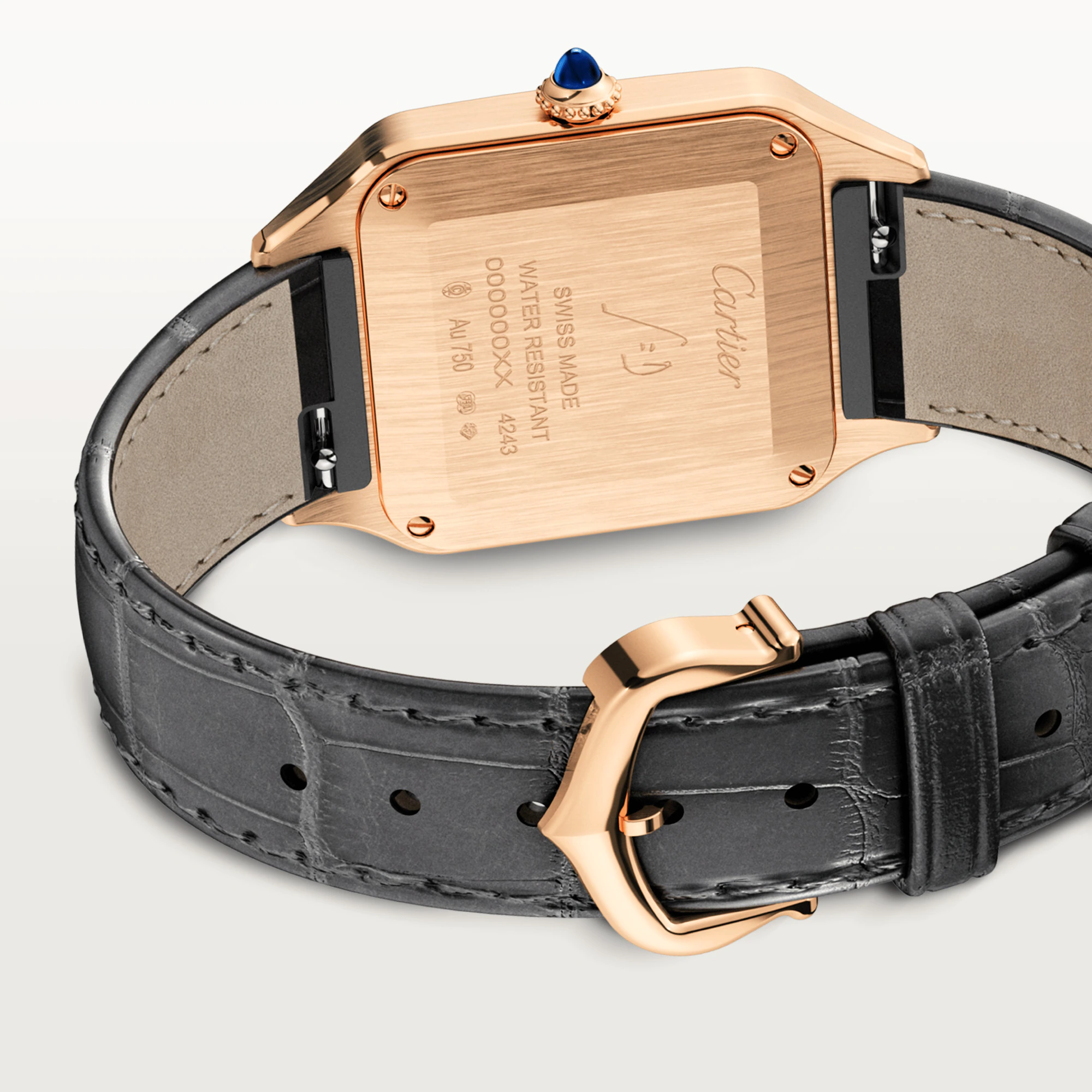 Cartier Santos 18K Rose Gold Lady's Watch