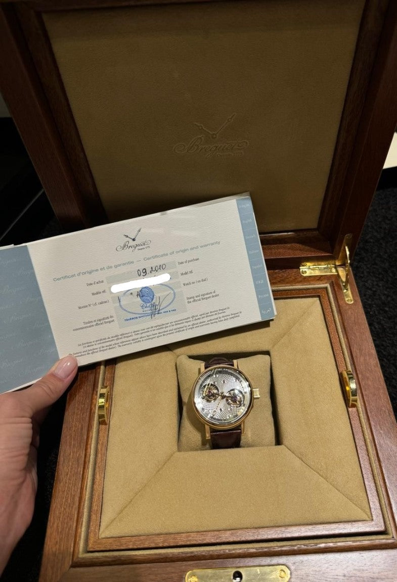 Breguet Classique Grande Complications Double Tourbillon 18k Rose Gold Men's Watch - Premium Luxury Product