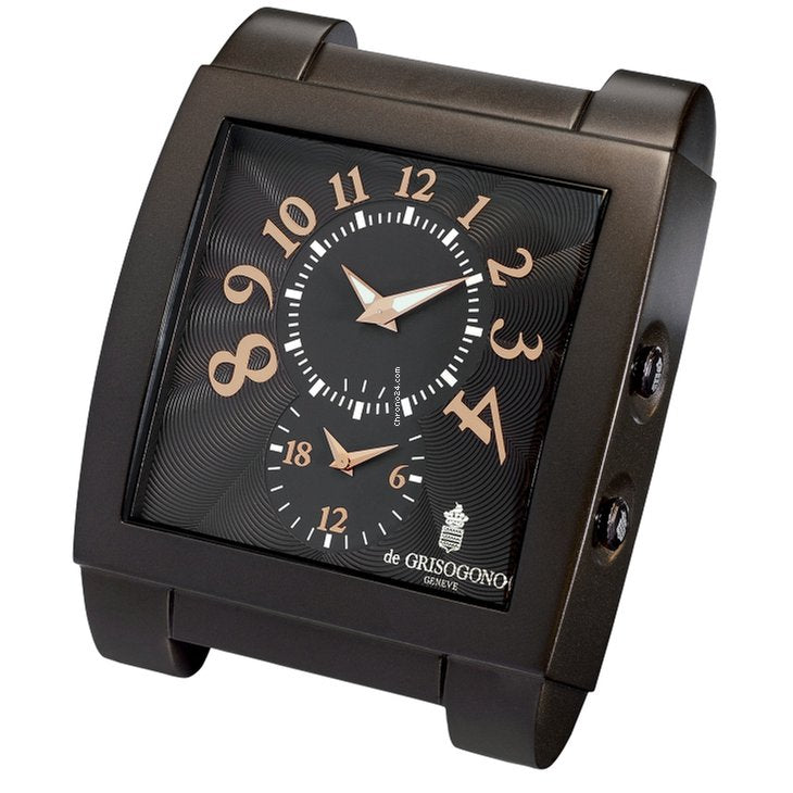 De Grisogono Table Travel Clock Brown - Premium Luxury Product