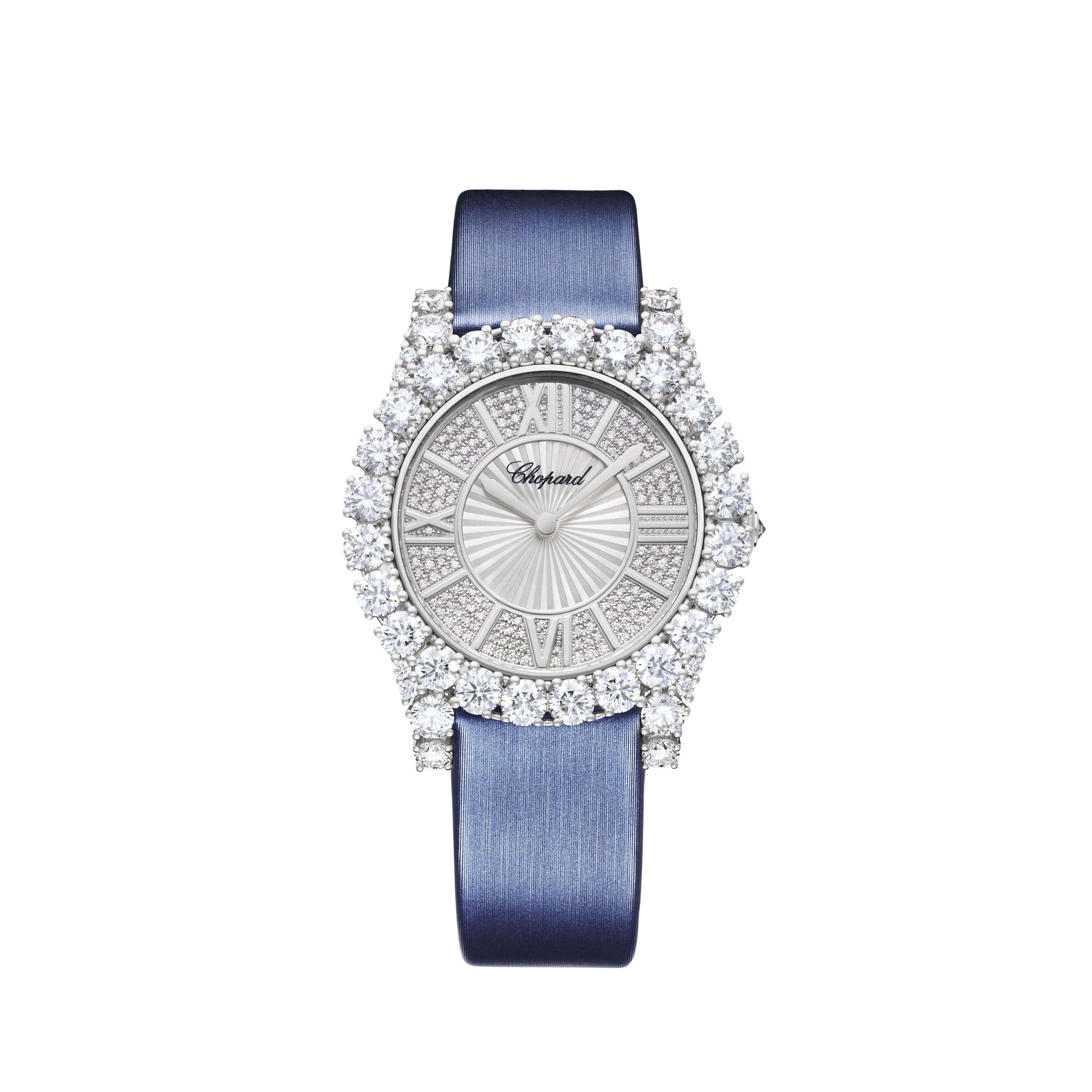 Chopard L'heure Du Diamant 18kt White Gold Lady's Watch - Premium Luxury Product
