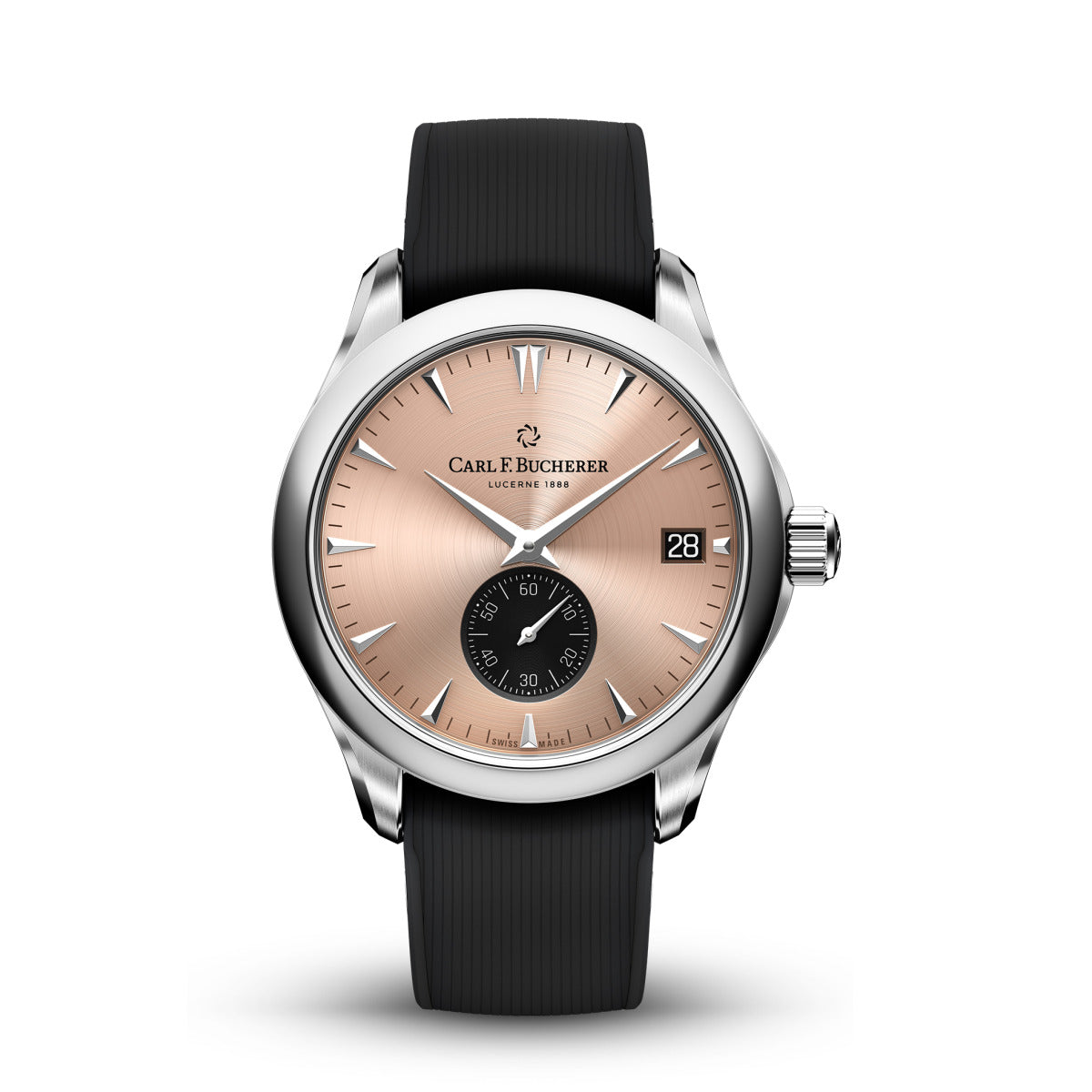 Carl F. Bucherer Manero Chronometer Stainless Steel Men's Watch - Premium Luxury Product