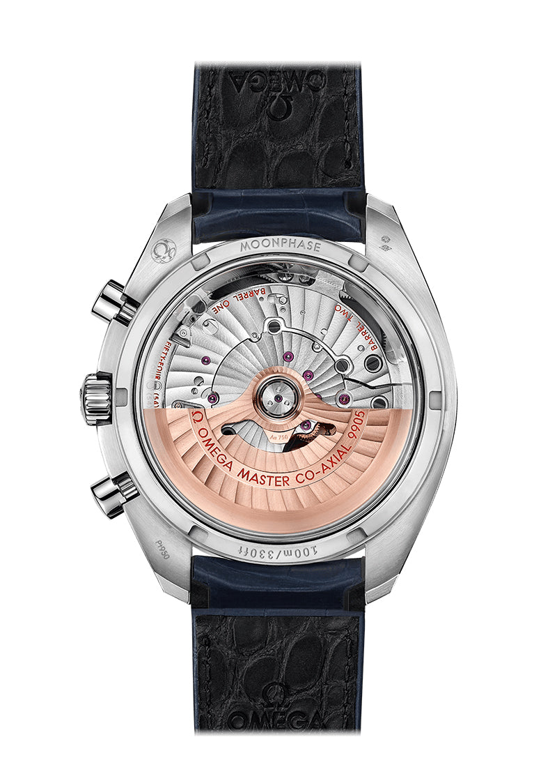 Omega Speedmaster Two Counters MoonPhase Platinum & Ceramic Men's Watch - Premium Luxury Product