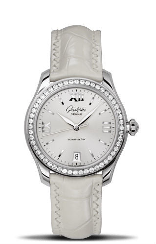Glashutte Original Lady Collection Serenade Stainless steel & Diamonds Lady's Watch - Premium Luxury Product