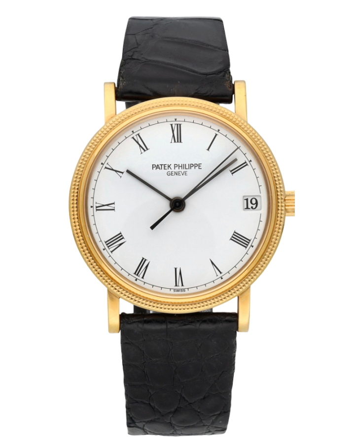 Patek Philippe ‘Clous de Paris Calatrava 18K Yellow Gold Unisex watch