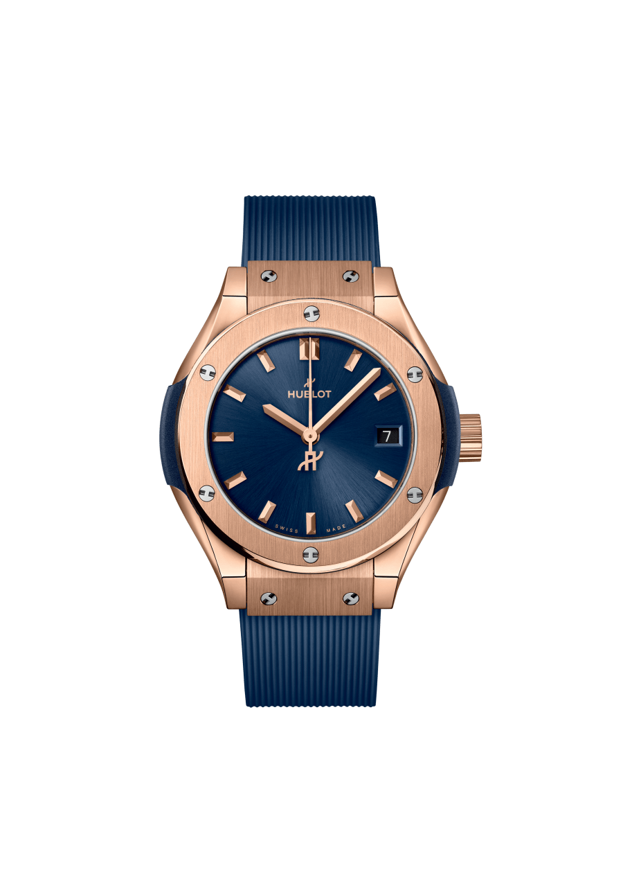 Hublot Classic Fusion Blue 18K King Gold Unisex Watch - Premium Luxury Product