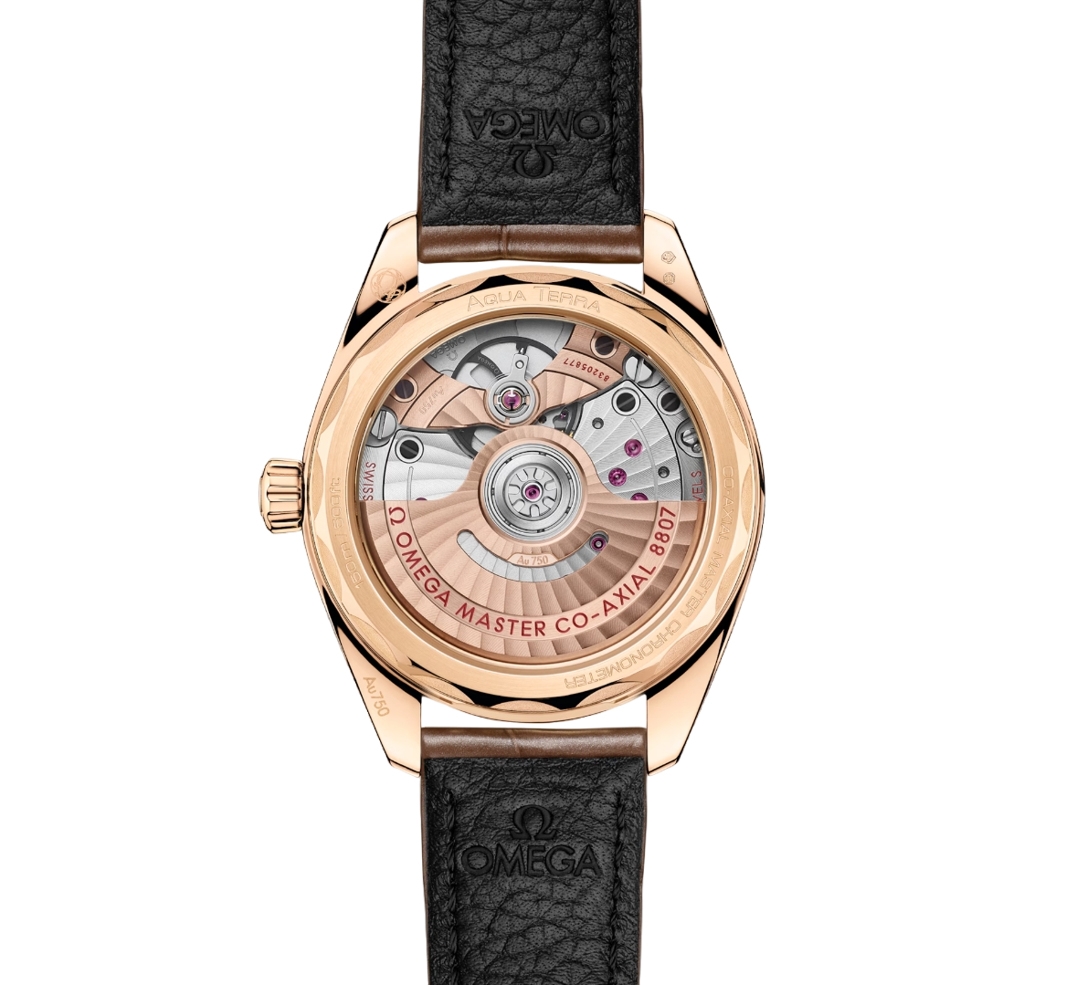 Omega Seamaster Aqua Terra 18K Moonshine™ gold & Diamonds Lady's Watch - Premium Luxury Product