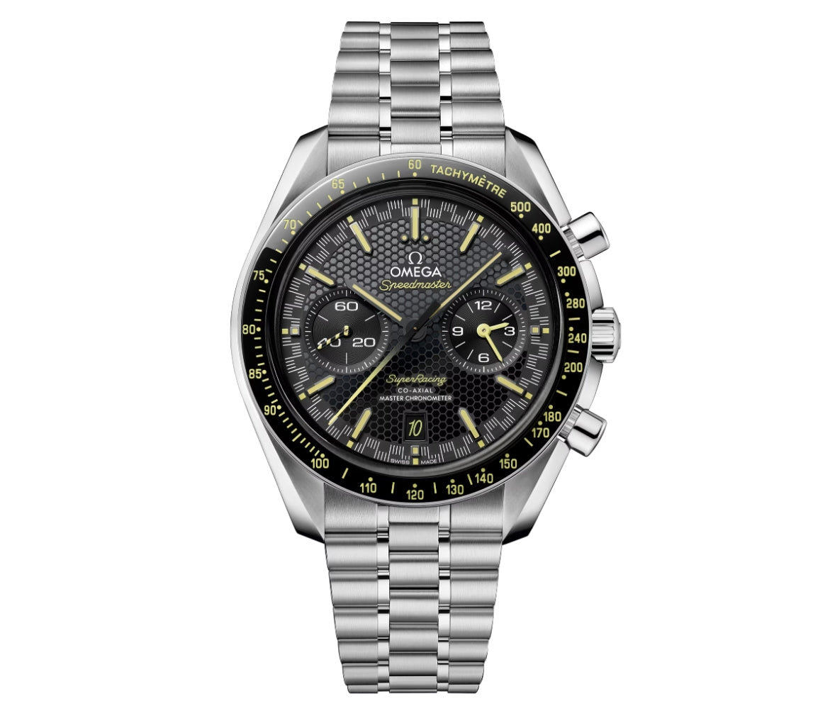 Omega Speedmaster Two Counters Super Racing Chronograph Stainless steel Men's Watch - Premium Luxury Product
