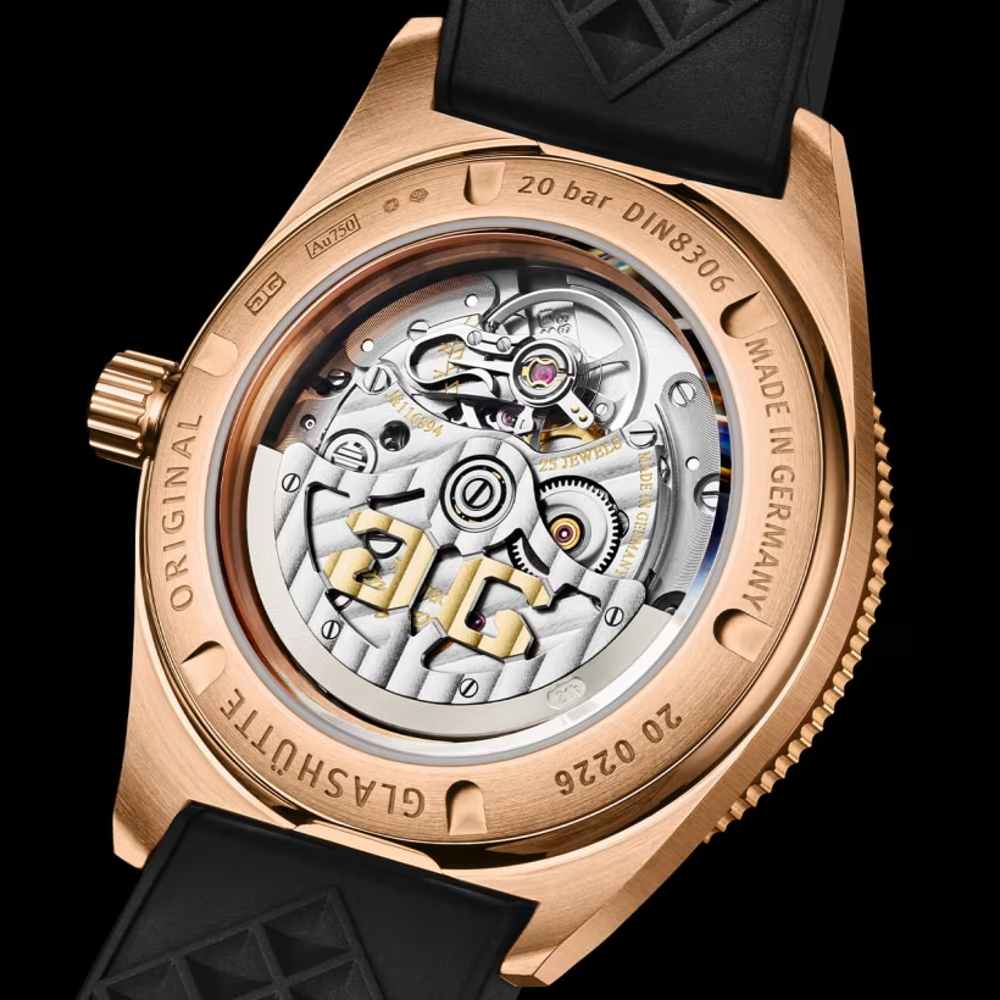 Glashutte Original Spezialist SeaQ  18K Red Gold Men's Watch - Premium Luxury Product