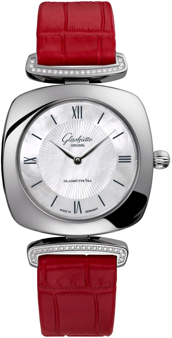 Glashutte Original Lady Collection Pavonia Stainless steel Lady's Watch - Premium Luxury Product