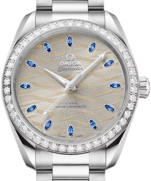 Omega Seamaster Aqua Terra 18K Canopus Gold™ & Diamonds Unisex Watch