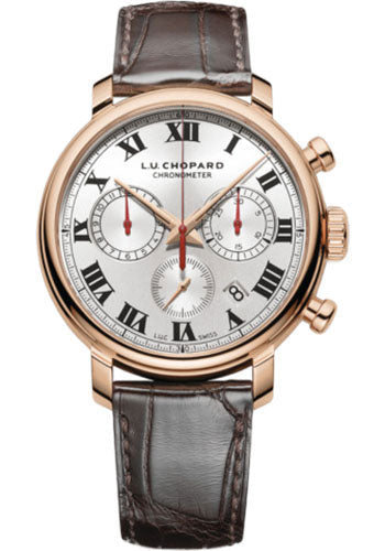Chopard L.U.C 1963 Chronograph 18K Rose Gold Men's Watch - Premium Luxury Product