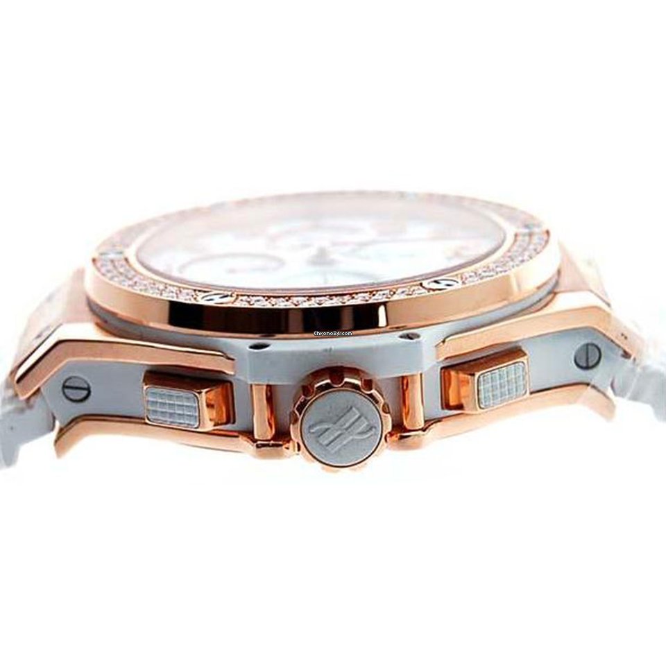 Hublot Big Bang 41mm Porto Cervo Diamonds 18K Rose Gold White Rubber Unisex Watch