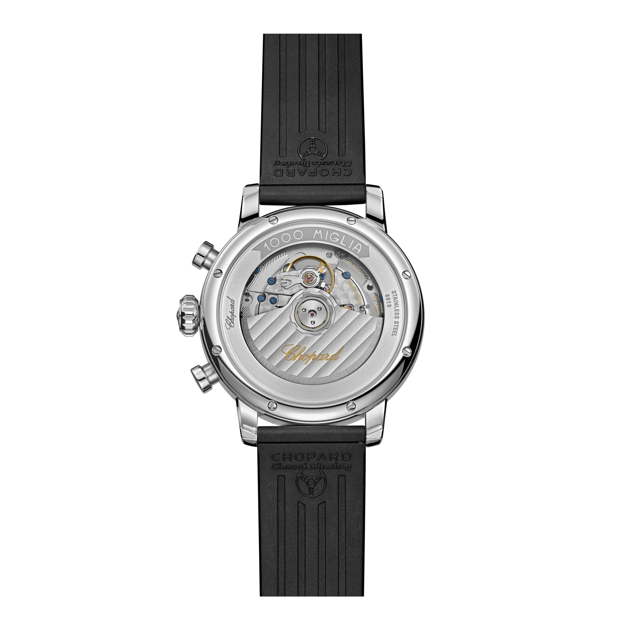 MILLE MIGLIA CLASSIC CHRONOGRAPH 40.5 MM, AUTOMATIC, CHOPARD LUCENT STEEL 168619-300