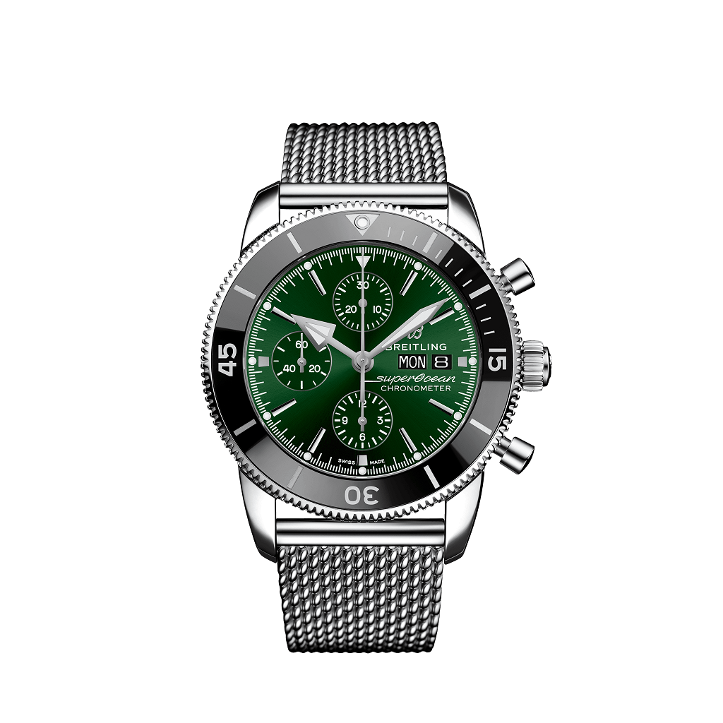 Breitling Superocean Heritage Chrongraph Stainless Steel  Men's Watch - Premium Luxury Product