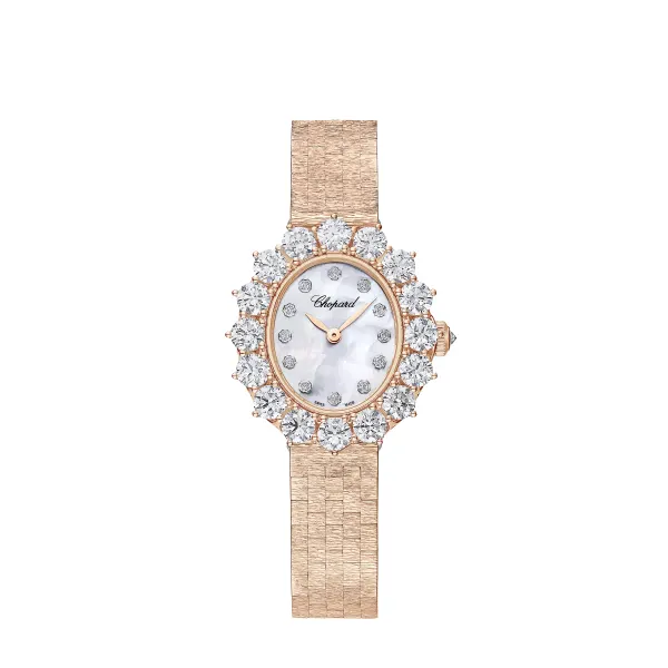Chopard L'Heure Du Diamant 18k Rose Gold & Diamonds Lady's Watch - Premium Luxury Product