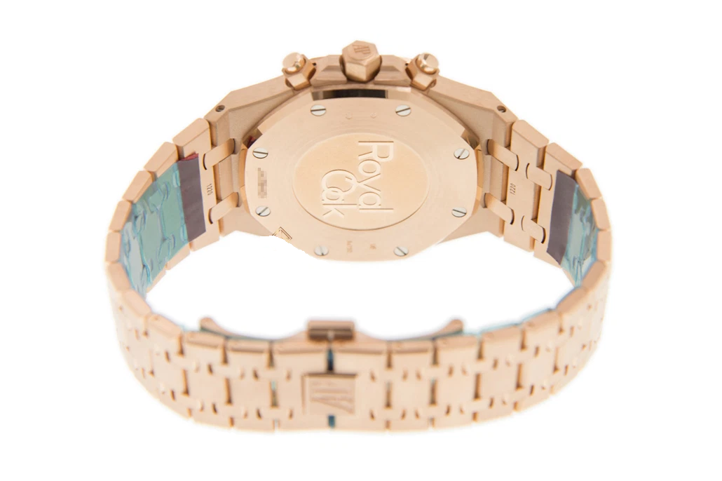 Audemars Piguet Royal Oak Selfwinding Chronograph 18K Rose Gold & Diamonds Unisex Watch - Premium Luxury Product