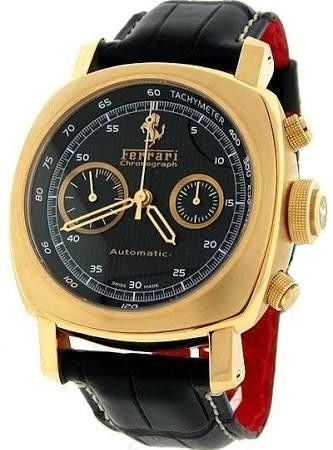 Panerai Ferrari Granturismo Chronograph 18K Rose Gold Mens Watch