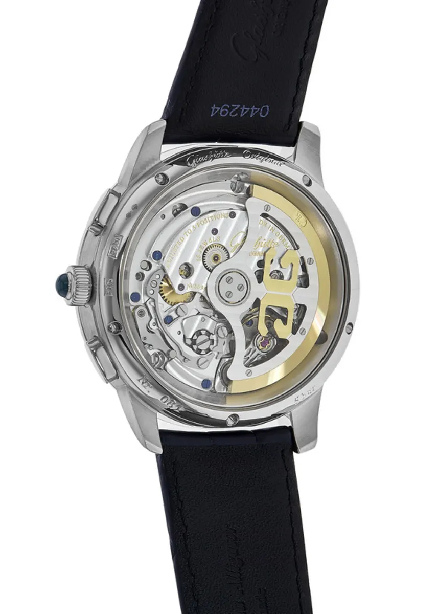 Glashutte Original Senator Chronometer Panorama Date Platinium Men's Watch - Premium Luxury Product