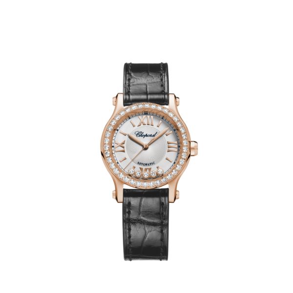 Chopard Happy Sport Ethical Rose Gold  & Diamonds Ladies Watc - Premium Luxury Product