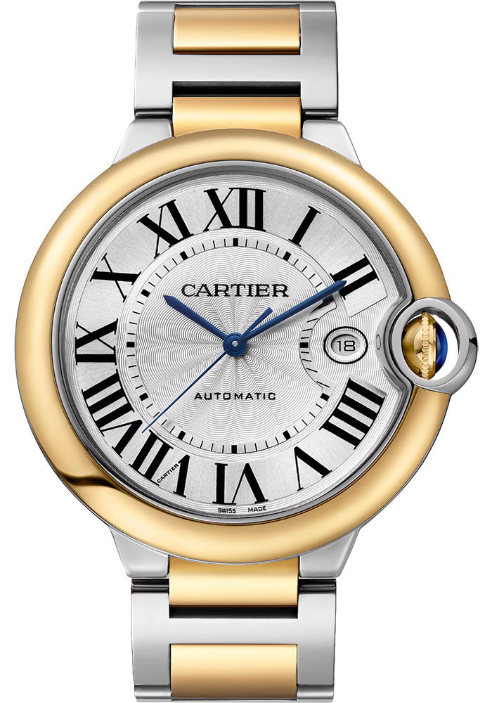 Cartier Ballon Bleu de Cartier Stainless steel & 18K Yellow Gold Men's Watch - Premium Luxury Product