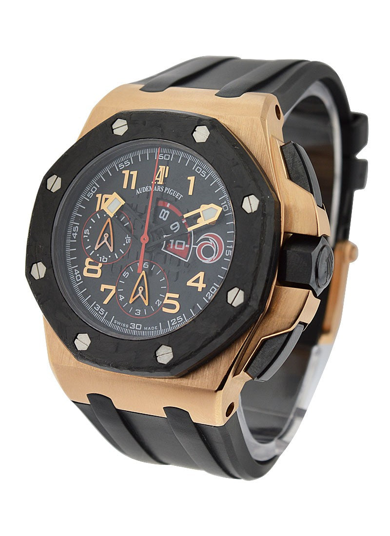Audemars Piguet Royal Oak Offshore Alinghi Team Chronograph 18K Rose Gold & Forged Carbon Men's Watch