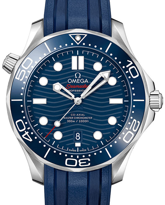 Omega Seamaster Diver Stainless steel &amp; Ceramic Men's Watch - Premium Luxury Product