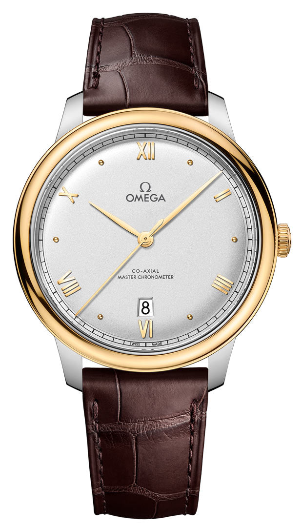 Omega De ville Prestige Stainless steel & 18K Yellow Gold Men's Watch - Premium Luxury Product