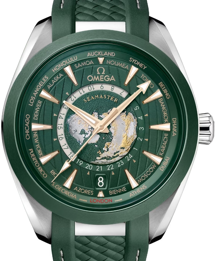 Omega Seamaster Aqua Terra GMT Chronometer Stainless steel & Ceramic Men's Watch