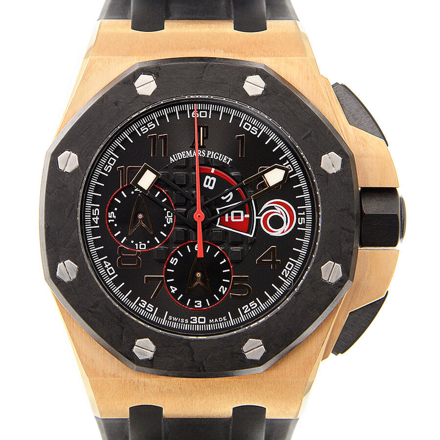 Audemars Piguet Royal Oak Offshore Alinghi Team Chronograph 18K Rose Gold & Forged Carbon Men's Watch - Premium Luxury Product