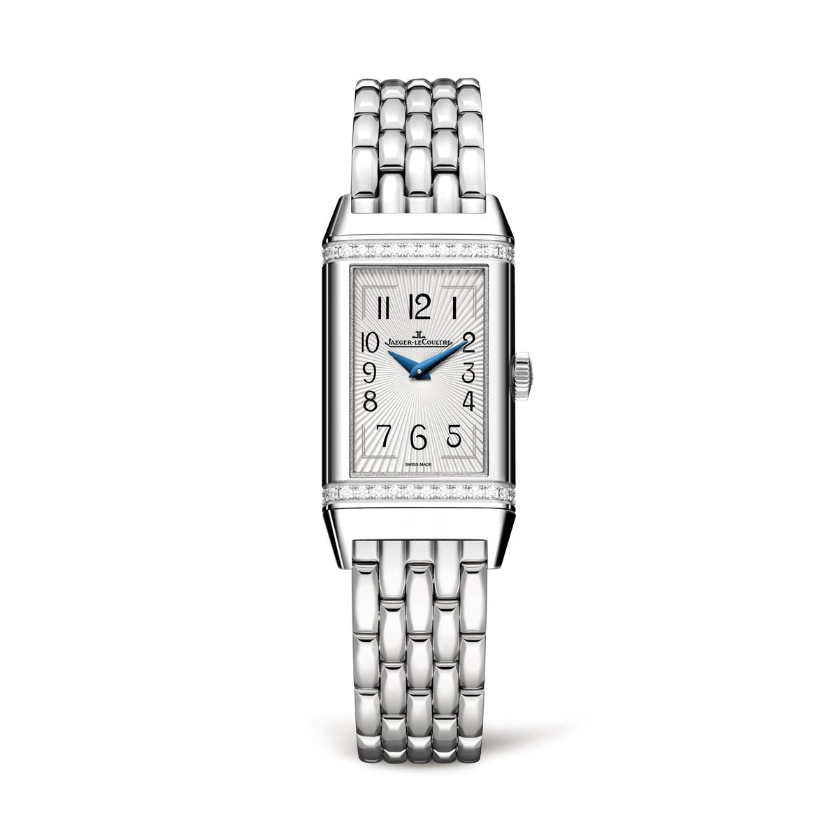 Jaeger-Lecoultre Reverso One Monoface Stainless steel & Diamonds Lady's Watch - Premium Luxury Product