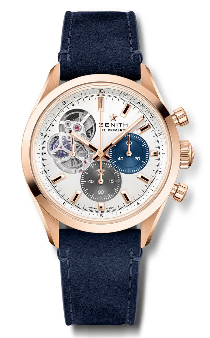 Zenith Chronomaster Open 18K Rose Gold Men's Watch