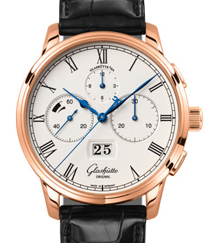 Glashutte Original Senator Chronometer Panorama Date Red Gold Men's Watch - Premium Luxury Product