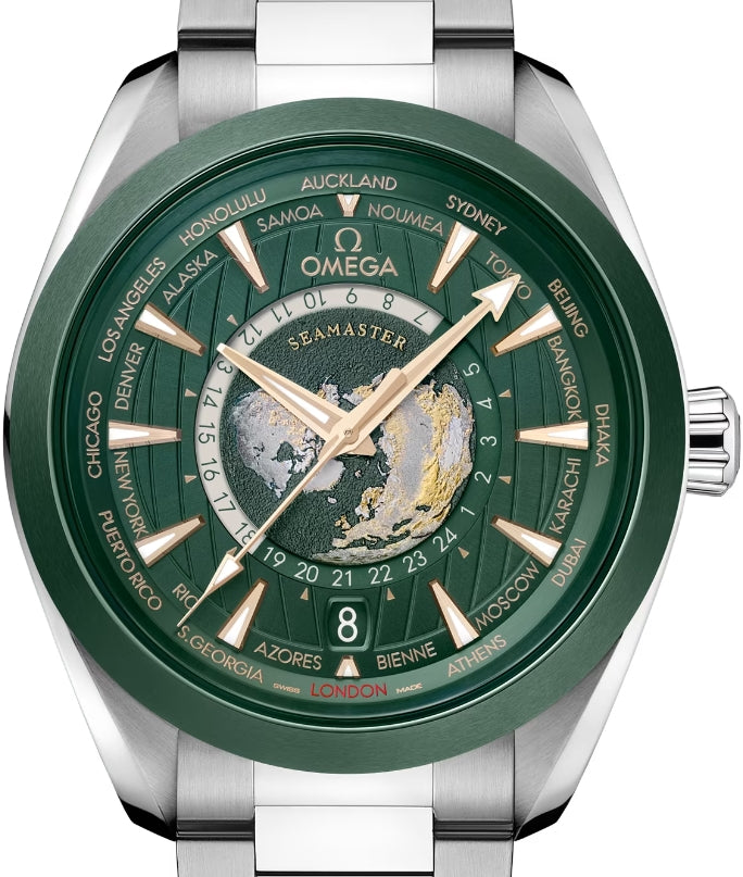 Omega Seamaster Aqua Terra GMT Chronometer Stainless steel & Ceramic Men's Watch