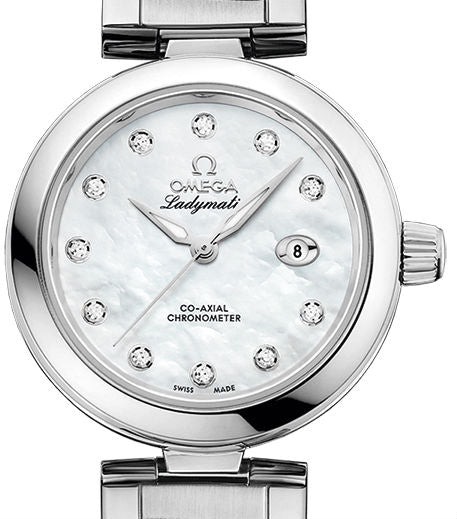 Omega De ville Ladymatic Stainless steel & Diamonds Lady's Watch