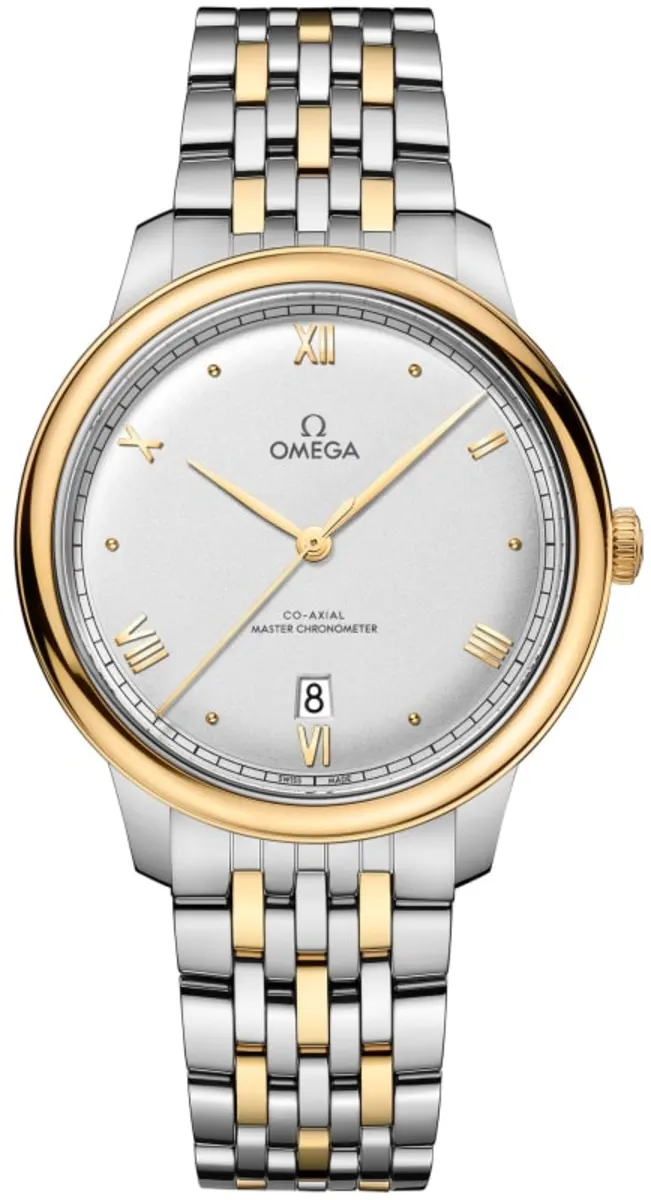 Omega De ville Prestige Stainless steel & 18K Yellow Gold Men's Watch - Premium Luxury Product