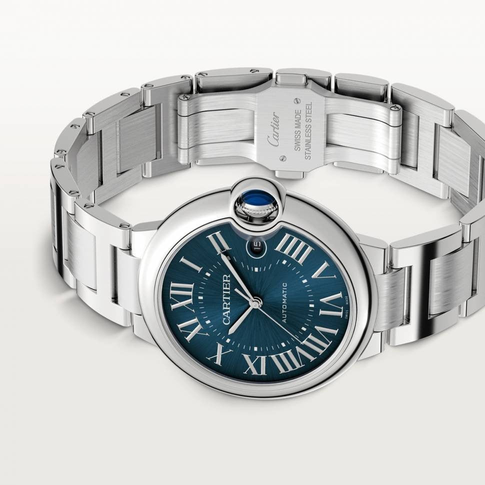 Cartier Ballon Bleu 40 mm Stainless steel Men's Watch - Premium Luxury Product