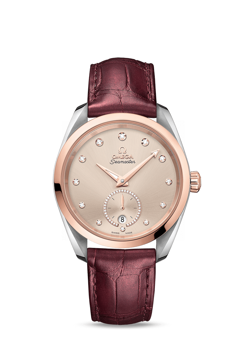 Omega Seamaster Aqua Terra Co-Axial Master Chronometer Stainless Steel & 18K Sedna™ Gold & Diamonds Lady's Watch - Premium Luxury Product