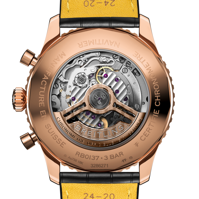 Breitling Navitimer B01 Chronograph 46 18K Red Gold Men's Watch